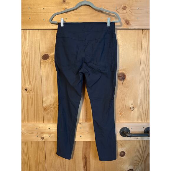 Toad & Co Flextime Moto Crop Pant Womens Dark Gray Size 6 Zipper Pockets Hiking - Picture 4 of 6